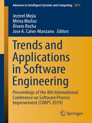 cover image of Trends and Applications in Software Engineering